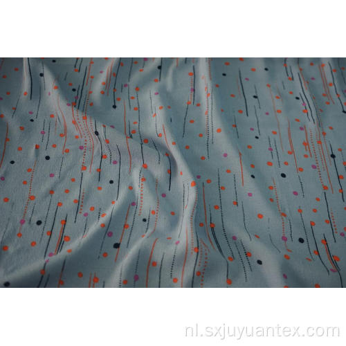 Viscose 120D30s Morocian crêpe print stof